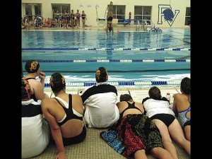 Bettendorf at Pleasant Valley girls swimming